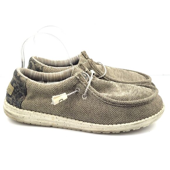 Hey Dude Wally Stretch Sand Dune Camo - Size 13 - Picture 6 of 8